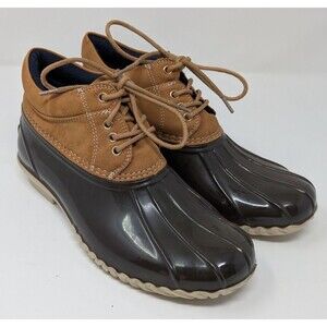 Tommy Hilfiger Women’s Duck Boots Oxford 7 Tan/Brown Suede